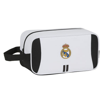 Travel Slipper Holder Real Madrid C.F. White Black Polyester