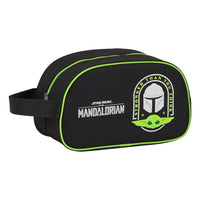 School Toilet Bag The Mandalorian Black Green