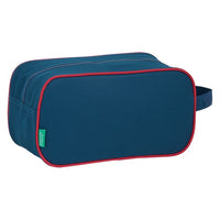 Travel Slipper Holder Benetton Polyester Navy Blue