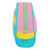 School Toilet Bag Benetton Color Block Yellow Pink Turquoise