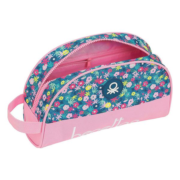 School Toilet Bag Benetton Blooming Pink