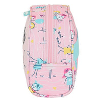 School Toilet Bag Glow Lab Best Friends Pink