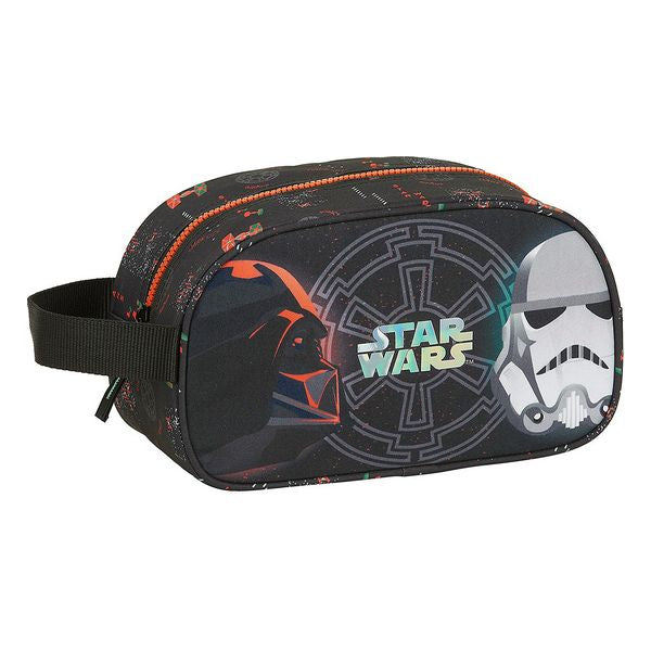 School Toilet Bag Star Wars The Dark Side Black Orange