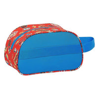 School Toilet Bag Cars Mc Queen Blue Red