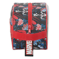 School Toilet Bag Spiderman Go Hero Black Red