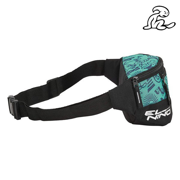 Belt Pouch El Niño Beach Party Black Green