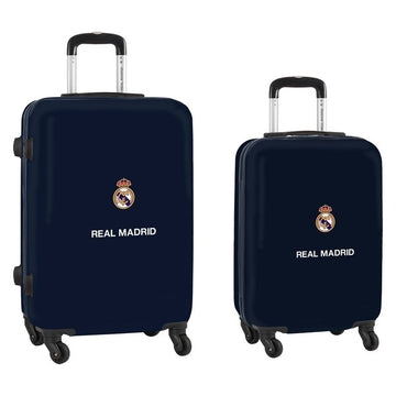 Cabin suitcase Real Madrid C.F. Navy Blue 20''/24'' (2 pcs)