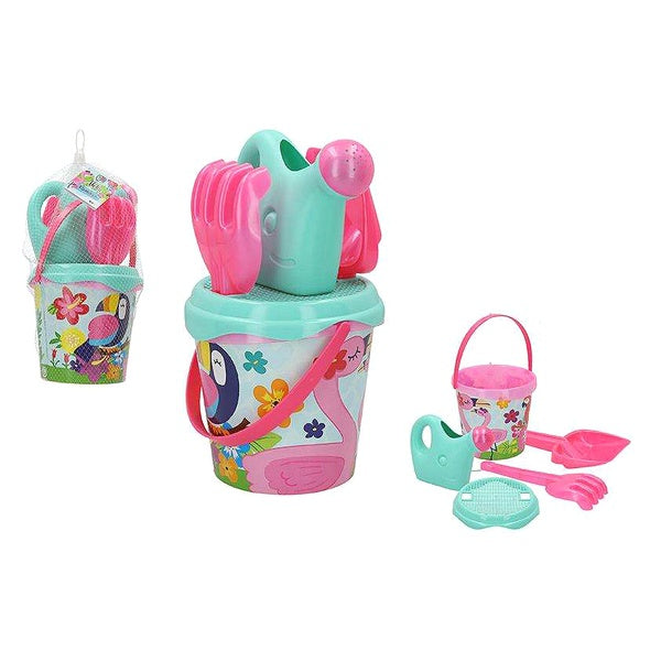 Set de juguetes de playa Aloha Flamingo (5 uds)