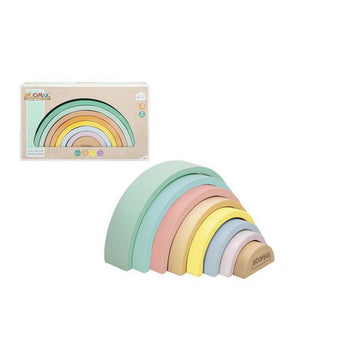 Educational Game Woomax Circus Rainbow Wood (8 pcs)