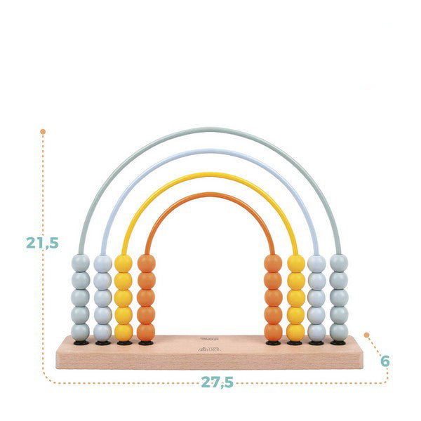 Ábaco de Madera Woomax Circo (27,5 x 21,5 x 6 cm)