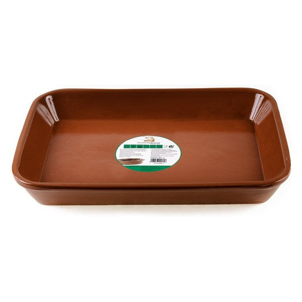 Serving Platter Raimundo Barro Profesional Baked clay (35 x 25 x 6 cm)