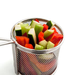 Basket for Presenting Aperitifs Quid Select Stainless steel (10 x 8 cm)