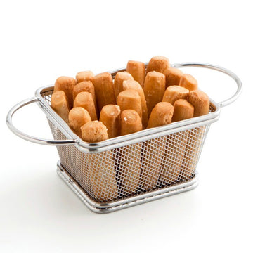 Basket for Presenting Aperitifs Quid Select Stainless steel (9 x 10 cm)