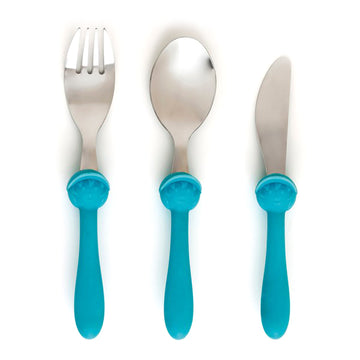 Cutlery set Quid Go Peques (3 pcs) Stainless steel