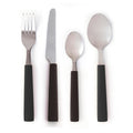 Cutlery set Quid Habitat (24 pcs) Black Stainless steel