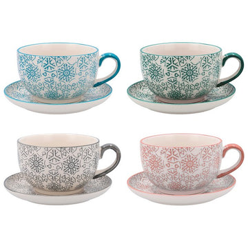 Set of Mugs Quid Vita Porcelain 0,3L (4 pcs)