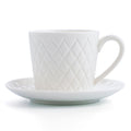 Set of Mugs with Saucers Bidasoa Optical (4 pcs) 9 cl