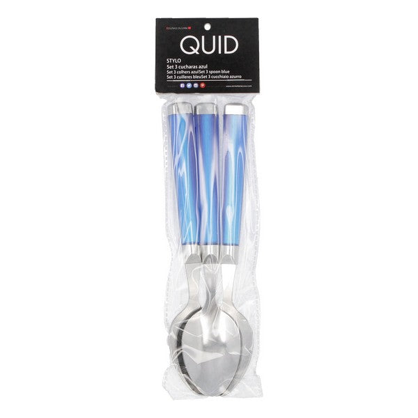 Set de Cucharas Quid Stylo (3 pcs) Acero inoxidable