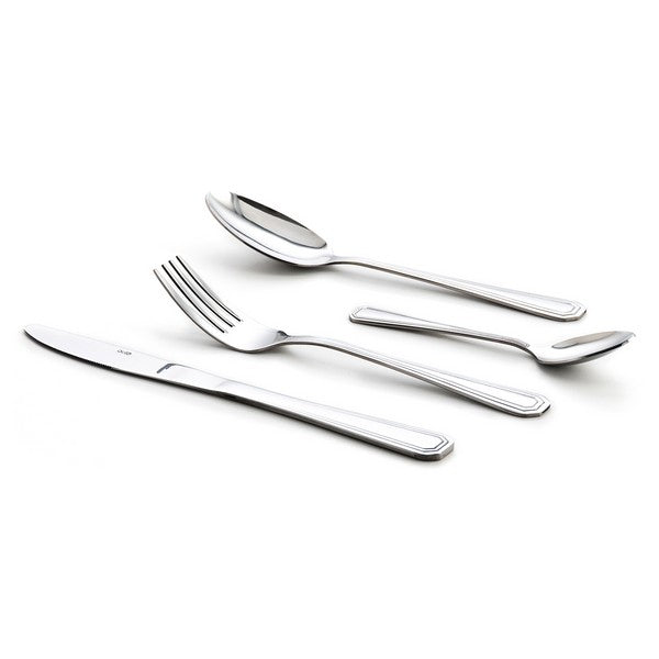 Set of Dessert Forks Quid Lines (6 pcs) Stainless steel