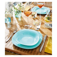 Tableware Luminarc Carine (18 pcs) Turquoise