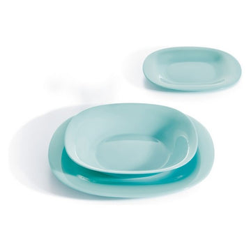 Tableware Luminarc Carine (18 pcs) Turquoise