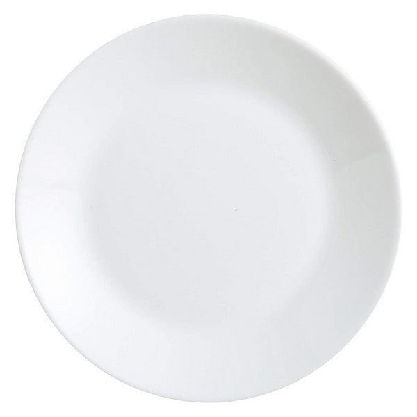 Plate set Arcopal Zelie Arcopal W White Glass (18 cm) (12 pcs)