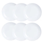 Plate set Luminarc Diwali 6 pcs White Glass (19 cm)