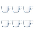 Piece Coffee Cup Set Luminarc (6 pcs) 22 cl