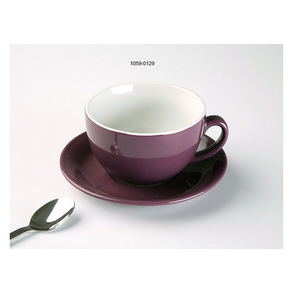 Cup with Plate Purple