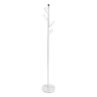 Coat rack (30 x 174 x 30 cm) White Metal