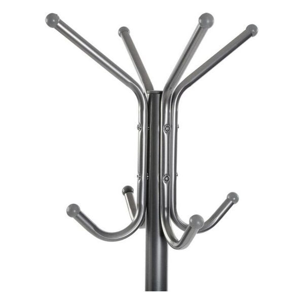 Coat rack Silver Metal (50 x 177 x 50 cm)