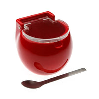 Sugar Bowl Ceramic Red