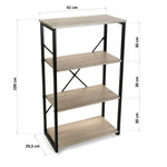 Shelves MDF MDF Wood (29,5 x 100 x 61 cm)