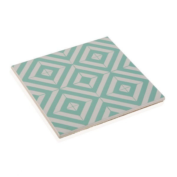 Table Mat Aqua Karlsen Ceramic (15 x 7 x 15 cm)