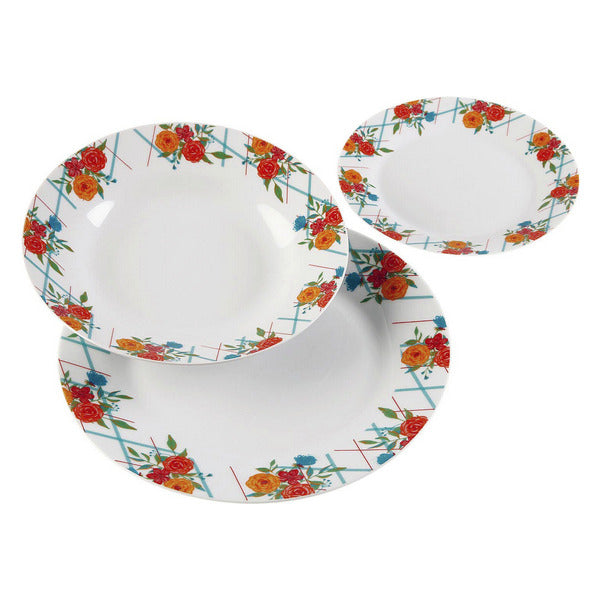 Dinnerware Set Fiori Viva Porcelain (18 Pieces)