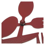 Table Mat Metal (21,5 x 1 x 21,5 cm) Red