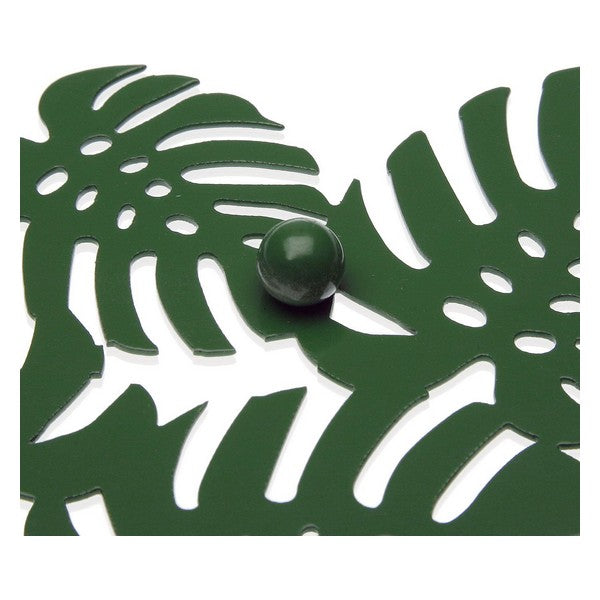 Table Mat Metal (22 x 1 x 22 cm) Green