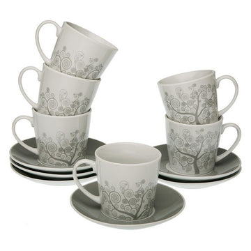 Piece Coffee Cup Set Revery Porcelain (6 Pieces)