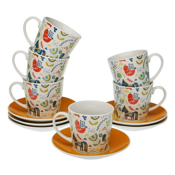 Piece Coffee Cup Set Manaia Porcelain (6 Pieces)