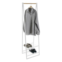 Coat rack Metal rubber wood (40 x 170 x 40 cm)