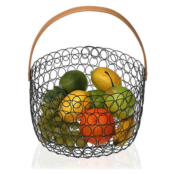 Fruit Bowl Metal (24 x 15 x 24	 cm)