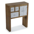 Hall Table with 3 Drawers Wood (78 x 63 x 24 cm) (63 x 78 x 24 cm)