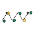 Wall mounted coat hanger Metal MDF Wood (6,5 x 16 x 52 cm)