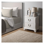 Chest of drawers MDF Wood/Fir wood (25 x 48 x 48 cm) White