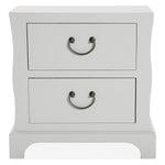 Chest of drawers MDF Wood/Fir wood (25 x 48 x 48 cm) White