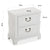 Chest of drawers MDF Wood/Fir wood (25 x 48 x 48 cm) White