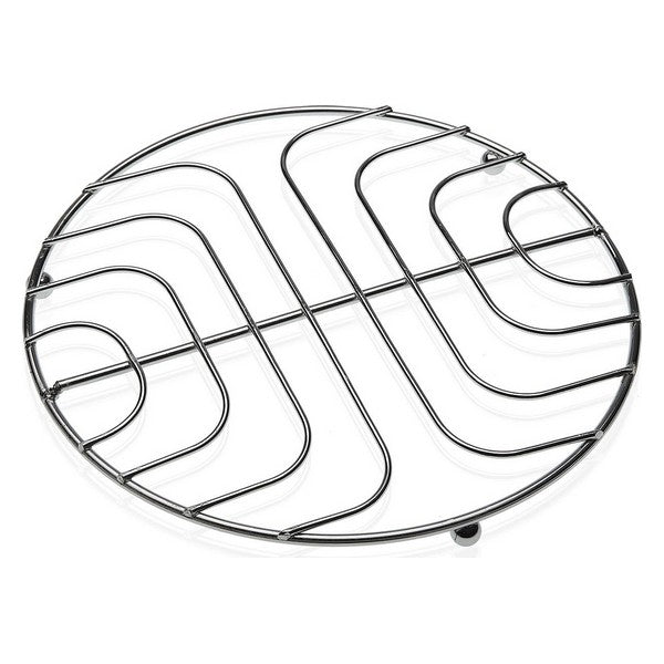 Table Mat Chromed (20 x 1,5 x 20 cm) Circular