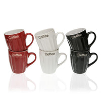 Set of Mugs Stoneware (6 Pieces)