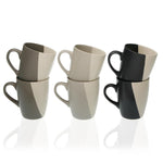 Set of Mugs Elene Stoneware (6 Pieces)