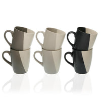 Set of Mugs Elene Stoneware (6 Pieces)